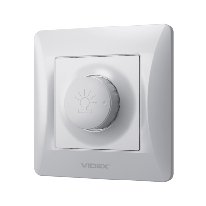 Димер 600Вт срібний шовк VIDEX BINERA, Videx, 24896