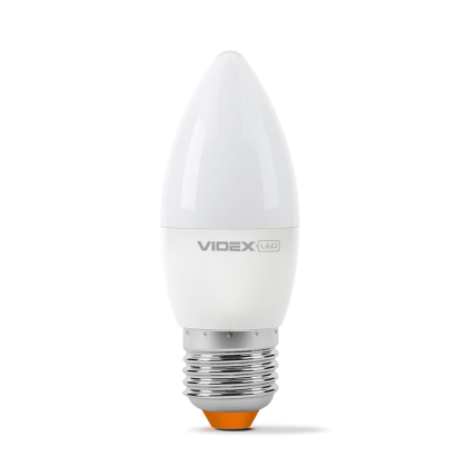 LED лампа VIDEX  C37e 7W E27 3000K, Videx, 24956