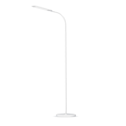 LED торшер підлоговий білий VIDEX TF0702W 8W 3000-5500K, Videx, 25048