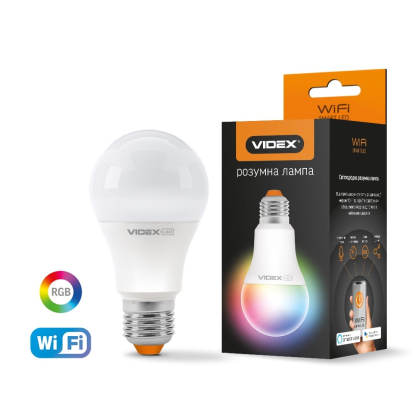 LED смарт лампа VIDEX A60 RGB CW  WI-FI 12W E27, Videx, 25097