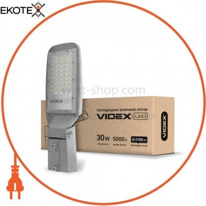 Videx 25122 led фонарь уличный videx 30w 5000k 220v (поворотный)