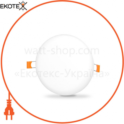LED светильник безрамочный круглый VIDEX 33W 4100K