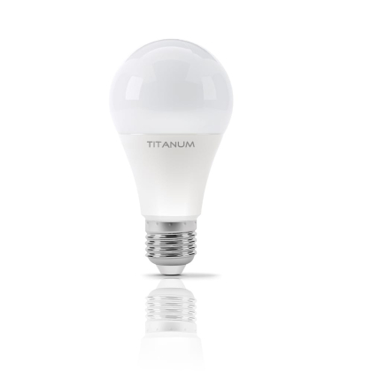 LED лампа TITANUM A65 15W E27 4100K, Titanum, 25381