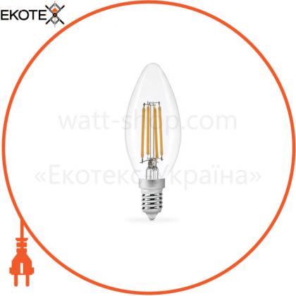 LED лампа TITANUM Filament C37 4W E14 4100K