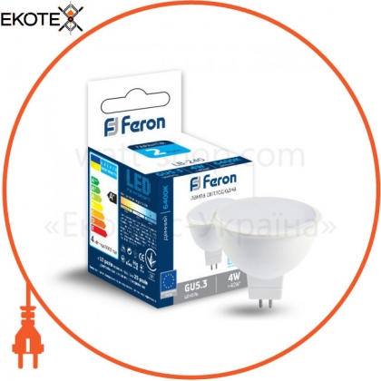 Світлодіодна лампа Feron LB-240 4W G5.3 6400K
