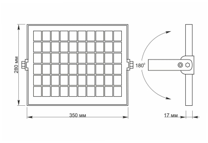 LED прожектор автономний VIDEX 600Lm 5000K, Videx, 25742