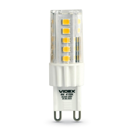 LED лампа VIDEX G9S 4W G9 4100K, Videx, 25755