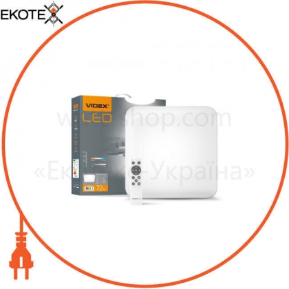Videx 25832 led светильник функциональный квадратный videx 72w 2800-6000k 220v