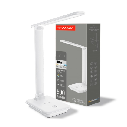 LED лампа настiльна TITANUM  TLTF-009W 10W 3000-6500K, Titanum, 25907