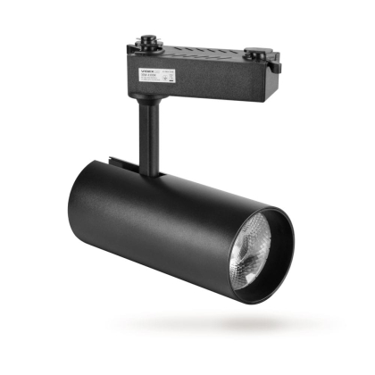 LED світильник трековий VIDEX 30W 4100K чорний, Videx, 25913