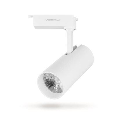 LED світильник трековий VIDEX 30W 4100K білий, Videx, 25916