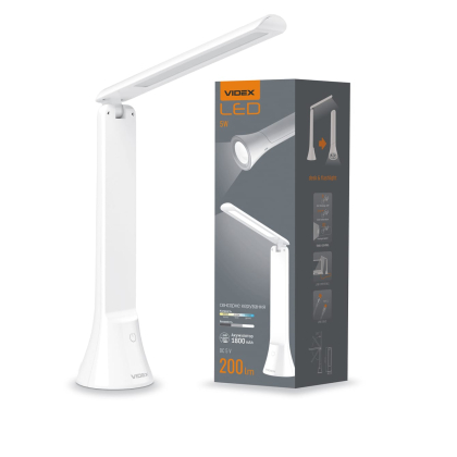 LED лампа настiльна-ліхтарик VIDEX TF11W 5W 3000-5500K, Videx, 25946