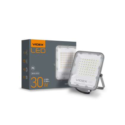 LED прожектор PREMIUM VIDEX F2 30W 5000K, Videx, 25957