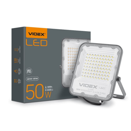 LED прожектор PREMIUM VIDEX F2 50W 5000K, Videx, 25958
