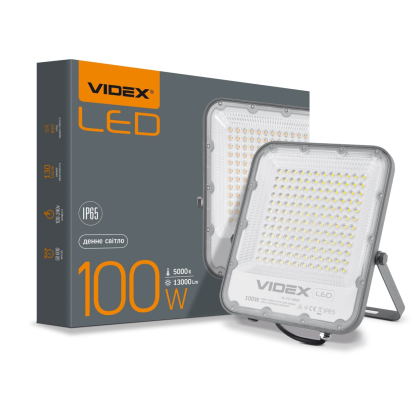 LED прожектор PREMIUM VIDEX F2 100W 5000K, Videx, 25959