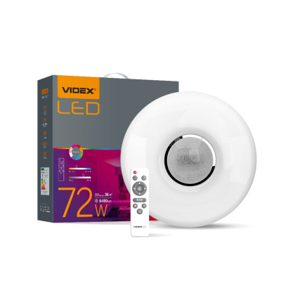 LED світильник функціональний круглий VIDEX RING 72W 2800-6200K RGB, Videx, 26148