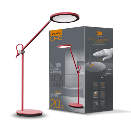 LED лампа настiльна VIDEX VL-TF15R 20W 4100K, Videx, 26431