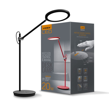 LED лампа настiльна VIDEX VL-TF15B 20W 4100K, Videx, 26432