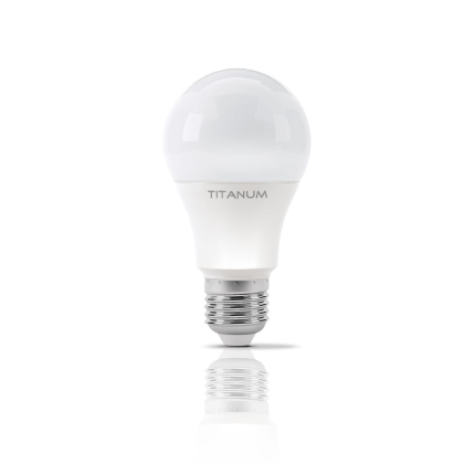 LED лампа TITANUM A60 12W E27 3000K, Titanum, 26455
