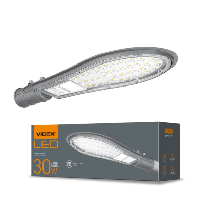 LED ліхтар вуличний VIDEX IP65 30W 5000K VL-SLE15-305, Videx, 26456