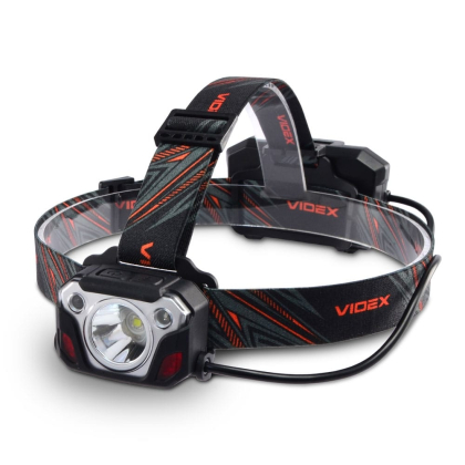 Налобний світлодіодний ліхтарик VIDEX VLF-H056 1400Lm 6500K, Videx, 26616
