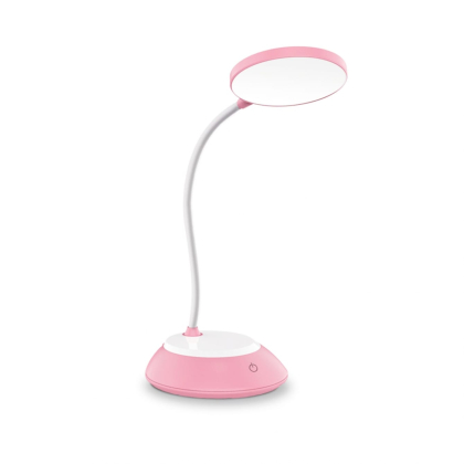 LED лампа настiльна з акумулятором TITANUM TLTF-022P 7W 3000-6500K USB рожева, Titanum, 26845