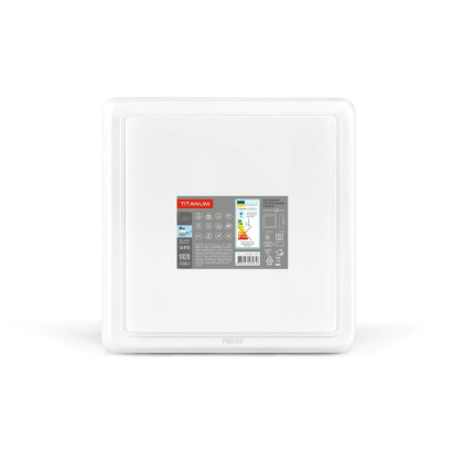 LED Світильник квадратний накладний TITANUM 24W 5000K, Titanum, 27089