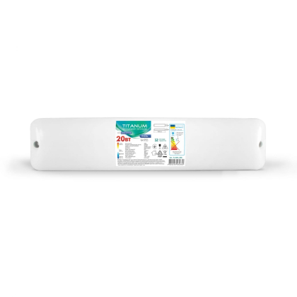 LED світильник лінійний IP65 TITANUM 20W 6500K, Titanum, 27090