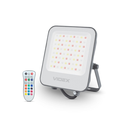 LED прожектор VIDEX 50W RGB 220V (VL-F3-50-RGB), Videx, 27162