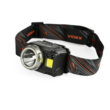 Налобний світлодіодний ліхтарик VIDEX VLF-H075C 550Lm 5000K, Videx, 27298