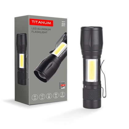 Портативний світлодіодний ліхтарик TITANUM TLF-T01 120Lm 6500K, Titanum, 27316