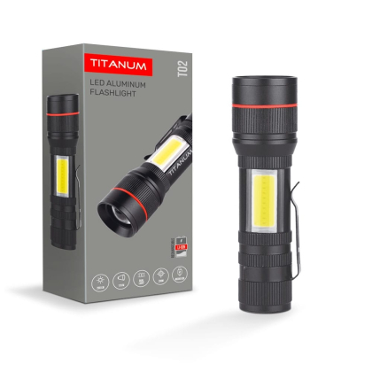 Портативний світлодіодний ліхтарик TITANUM TLF-T02 200Lm 6500K, Titanum, 27317