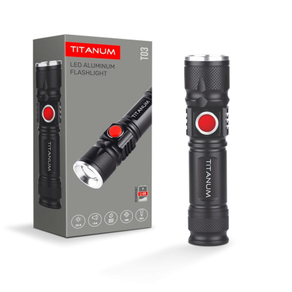 Портативний світлодіодний ліхтарик TITANUM TLF-T03 230Lm 6500K, Titanum, 27318