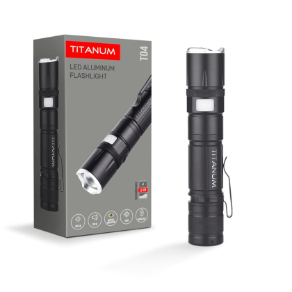 Портативний світлодіодний ліхтарик TITANUM TLF-T04 300Lm 6500K, Titanum, 27319
