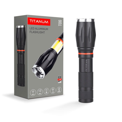 Портативний світлодіодний ліхтарик TITANUM TLF-T06 300Lm 6500K, Titanum, 27321