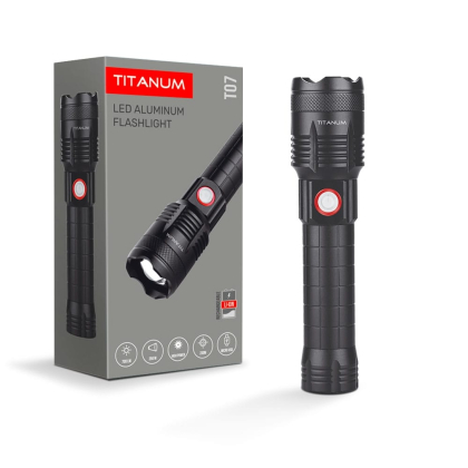 Портативний світлодіодний ліхтарик TITANUM TLF-T07 700Lm 6500K, Titanum, 27322