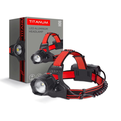 Налобний світлодіодний ліхтарик TITANUM TLF-H06 800Lm 6500K, Titanum, 27329