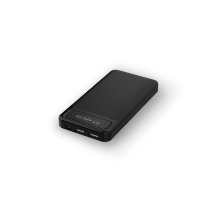 Повербанк TITANUM 912 Black 10000mAh, Titanum, 27354