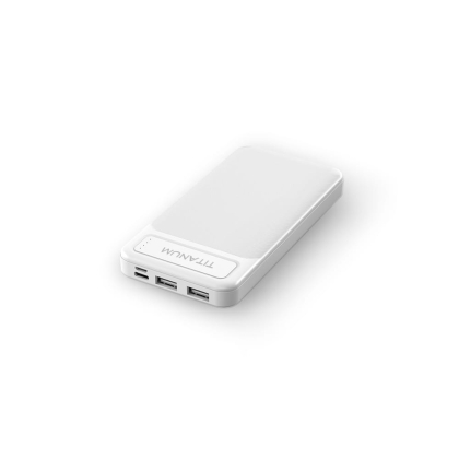 Повербанк TITANUM 912 White 10000mAh, Titanum, 27355