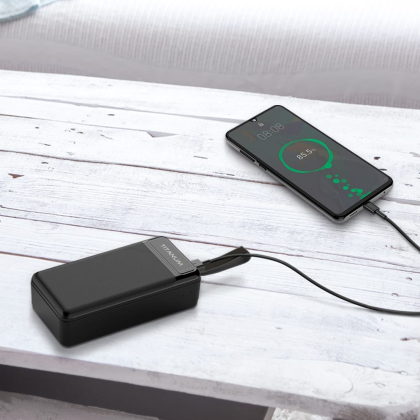Повербанк TITANUM 914 Black 30000mAh, Titanum, 27358
