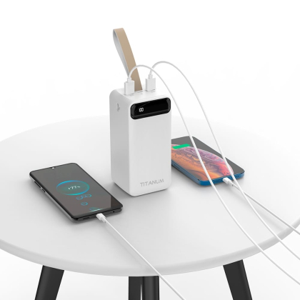 Повербанк TITANUM 741 White 50000mAh, Titanum, 27361