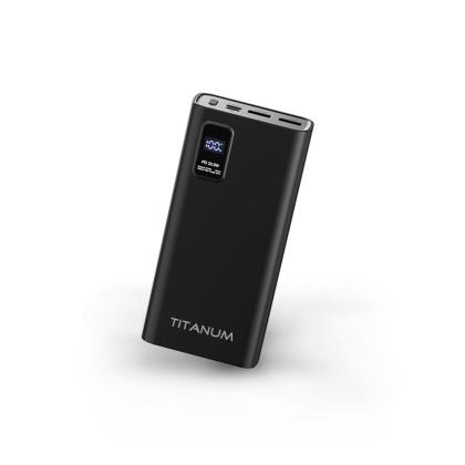Повербанк TITANUM 727S 20000mAh 22.5W Black, Titanum, 27362