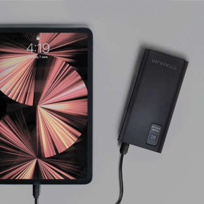 Повербанк TITANUM 728S 30000mAh 22.5W Black, Titanum, 27364