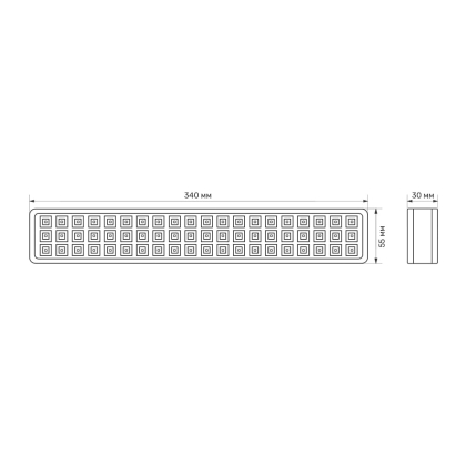 LED світильник аварійний TITANUM 60 LED 6500K, Titanum, 27385