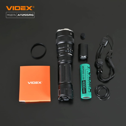 Тактичний світлодіодний ліхтарик VIDEX VLF-AT255RG 2000Lm 5000K, Videx, 27427