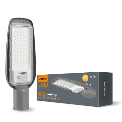 LED ліхтар вуличний VIDEX IP65 50W 5000Lm 5000K VL-SLE16-505, Videx, 27468