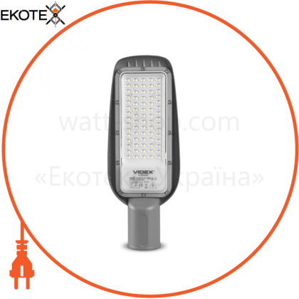 LED ліхтар вуличний VIDEX IP65 50W 5000Lm 5000K VL-SLE16-505