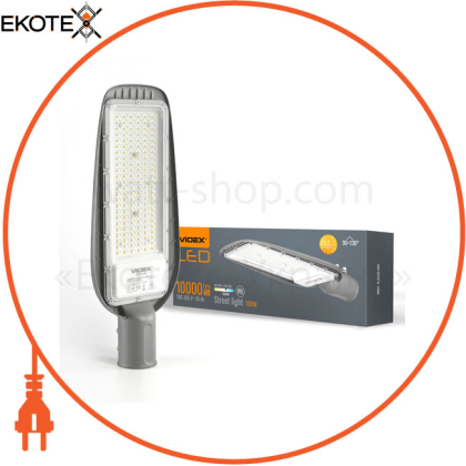 LED ліхтар вуличний IP65 100W 10000Lm 5000K VL-SLE16-1005