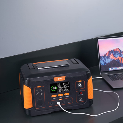 Портативна зарядна станція HAVIT J1000 Plus 252000mAh 1000W, Videx, 27518