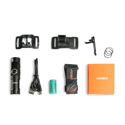 Портативний світлодіодний ліхтарик VIDEX VLF-A244RH 600Lm 5000K, Videx, 27526